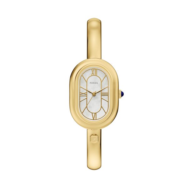Fossil Sloan 25mm Three-Hand Stainless Steel Watch Bangle - Preorder