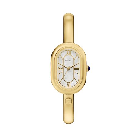 Fossil Sloan 25mm Three-Hand Stainless Steel Watch Bangle - Preorder