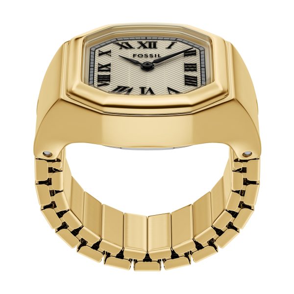 Fossil Harlow Watch Ring 17mm Two-Hand Stainless Steel - Preorder