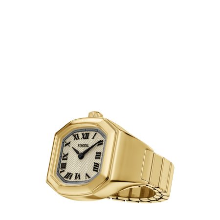 Fossil Harlow Watch Ring 17mm Two-Hand Stainless Steel - Preorder