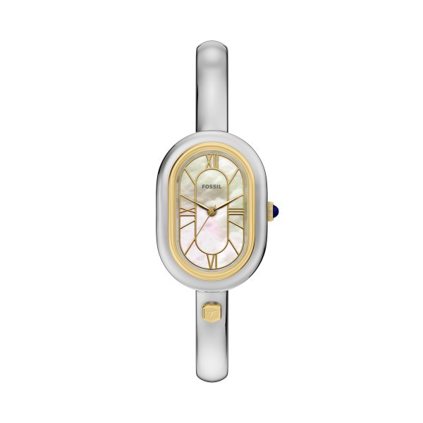 Fossil Sloan 25mm Three-Hand Stainless Steel Watch Bangle - Preorder
