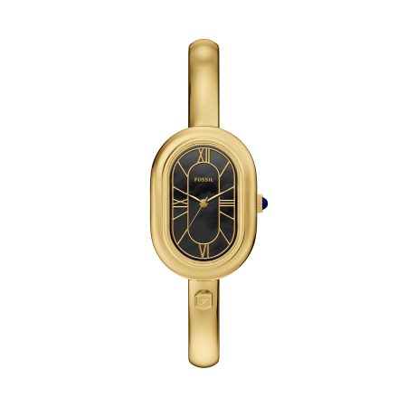 Gold-Tone / Black Dial