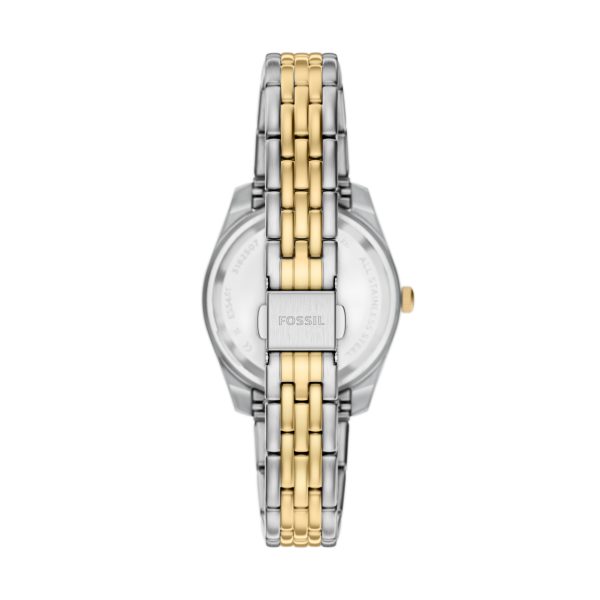 Fossil Scarlette 33mm Three-Hand Date Stainless Steel Watch - Preorder
