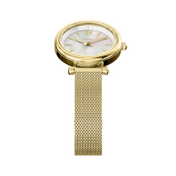 Fossil Carlie Mini 28mm Three-Hand Stainless Steel Watch - Preorder