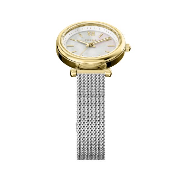 Fossil Carlie Mini 28mm Three-Hand Stainless Steel Watch - Preorder