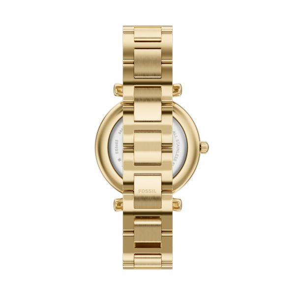 Fossil Carlie 35mm Three-Hand Stainless Steel Watch - Preorder
