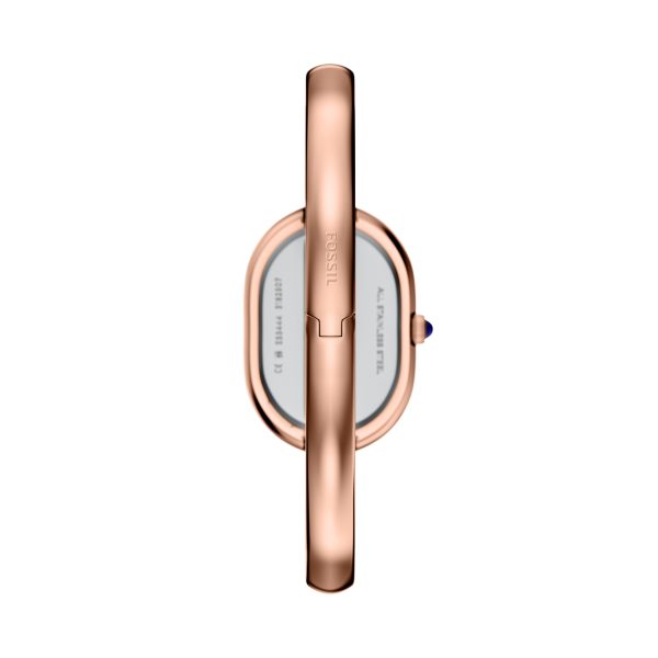 Fossil Sloan 25mm Three-Hand Stainless Steel Watch Bangle - Preorder