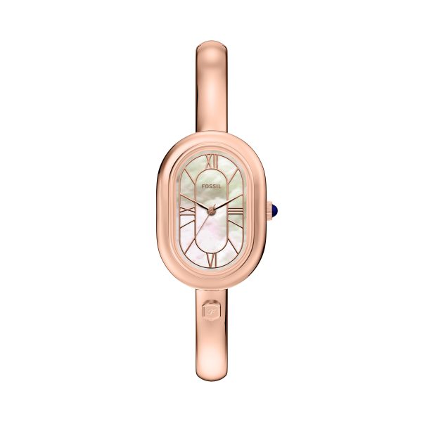 Fossil Sloan 25mm Three-Hand Stainless Steel Watch Bangle - Preorder