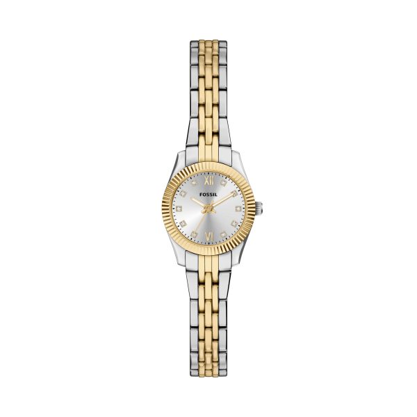 Fossil Scarlette Mini 20mm Three-Hand Stainless Steel Watch - Preorder