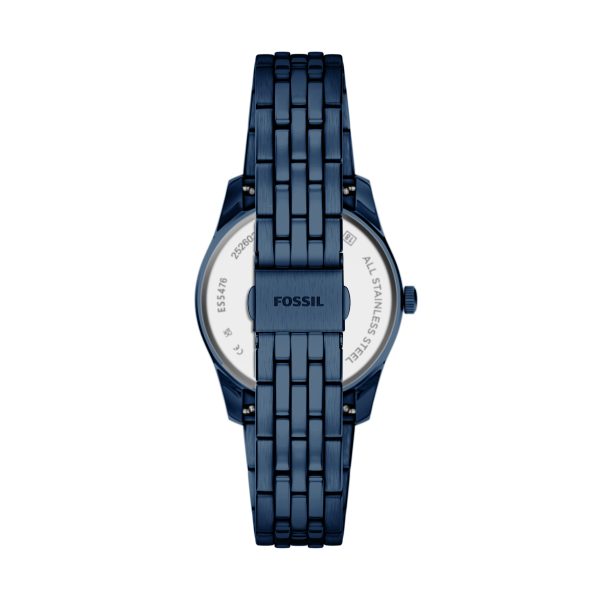 Fossil Scarlette 34mm Three-Hand Stainless Steel Watch - Preorder