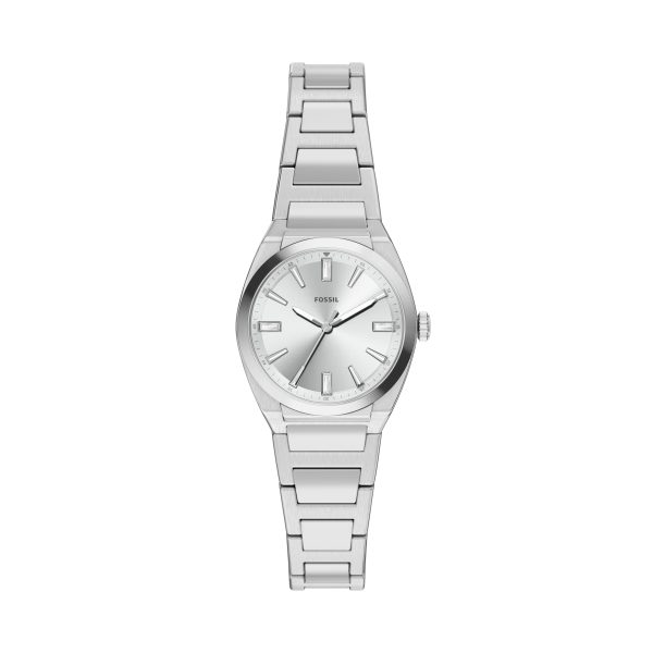 Fossil Everett 27mm Three-Hand Stainless Steel Watch - Preorder