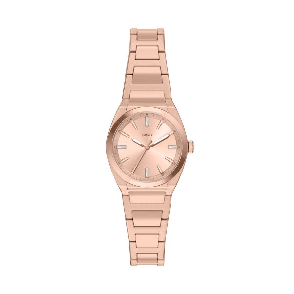 Fossil Everett 27mm Three-Hand Stainless Steel Watch - Preorder
