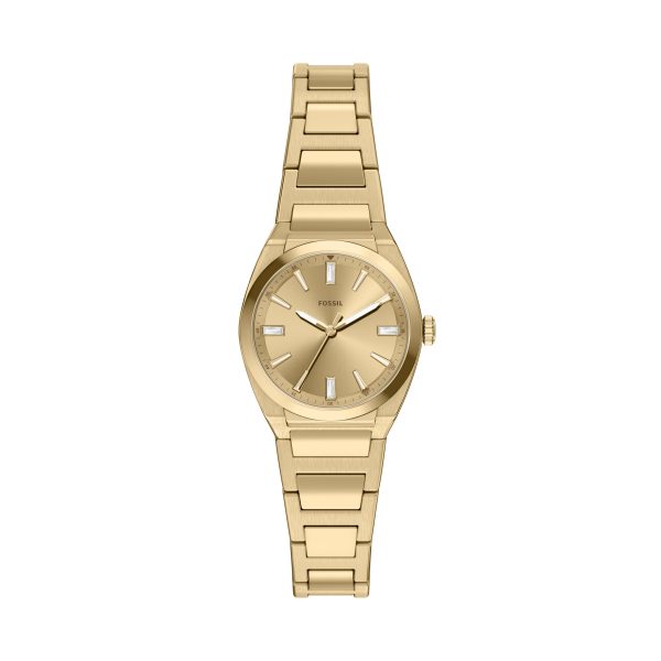 Fossil Everett 27mm Three-Hand Stainless Steel Watch - Preorder