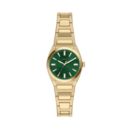 Gold-Tone / Green Dial