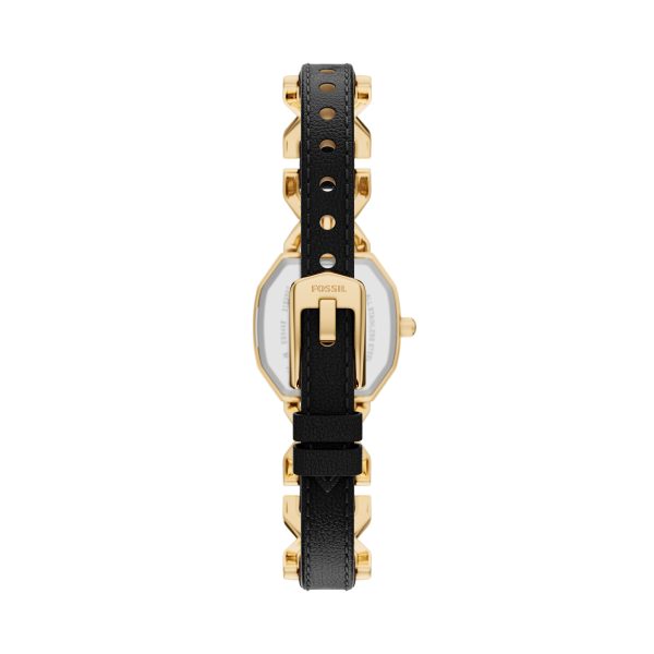 Fossil Harlow 22mm Three-Hand Leather and Stainless Steel Watch - Preorder