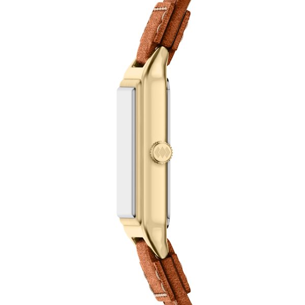 Fossil Raquel 23mm Three-Hand Date Leather Watch - Preorder