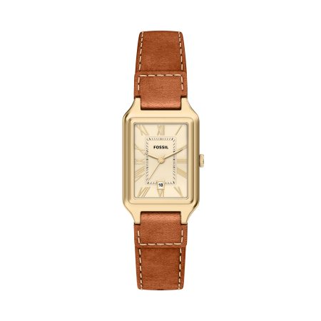 Fossil Raquel 23mm Three-Hand Date Leather Watch - Preorder