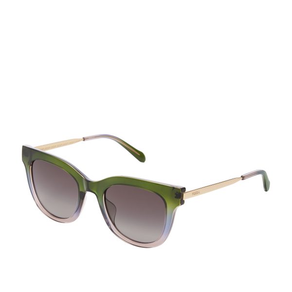 Fossil Dalia Rounded Square Sunglasses - Preorder