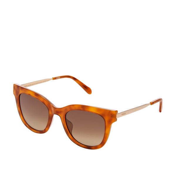 Fossil Dalia Rounded Square Sunglasses - Preorder