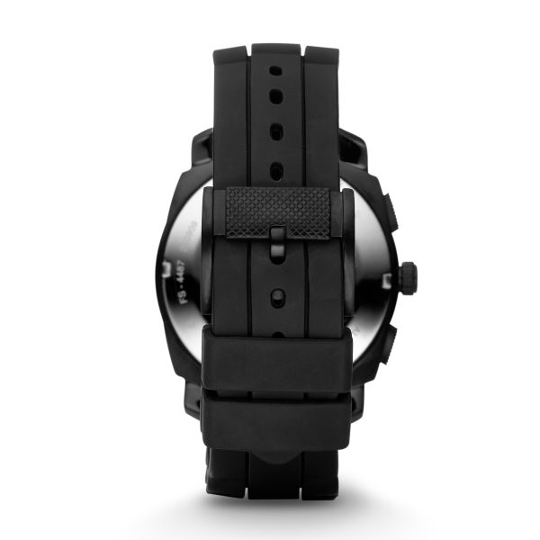 Fossil Machine 45mm Chronograph Silicone Watch - Preorder