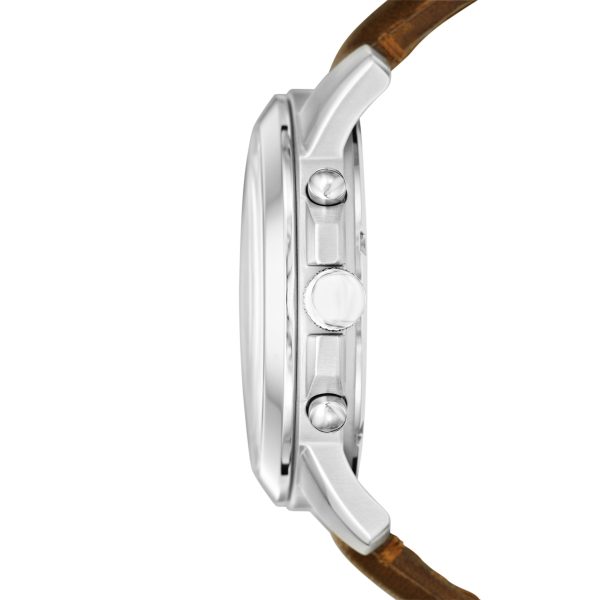 Fossil Grant 44mm Chronograph Leather Watch - Preorder