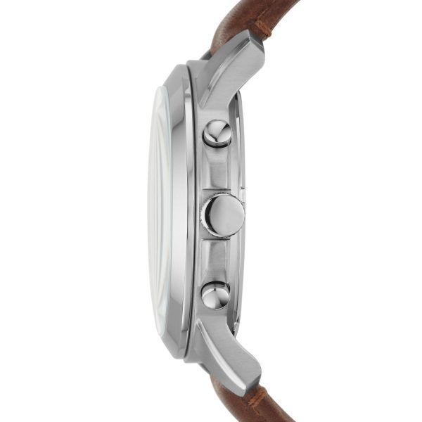Fossil Grant 44mm Chronograph Leather Watch - Preorder