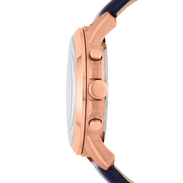 Fossil Grant 44mm Chronograph Leather Watch - Preorder