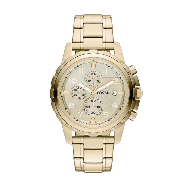 Fossil Dean 45mm Chronograph Stainless Steel Watch - Preorder