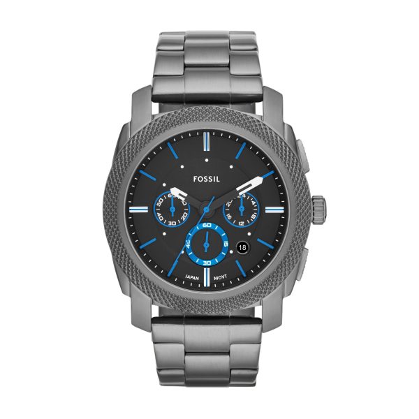Fossil Machine 45mm Chronograph Stainless Steel Watch - Preorder