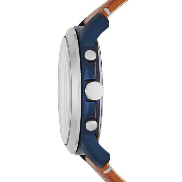Fossil Grant 44mm Chronograph Leather Watch - Preorder
