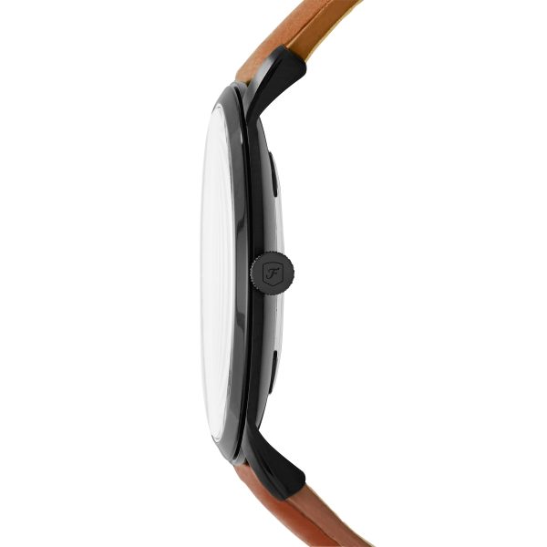 Fossil Minimalist 44mm Three-Hand Leather Watch - Preorder