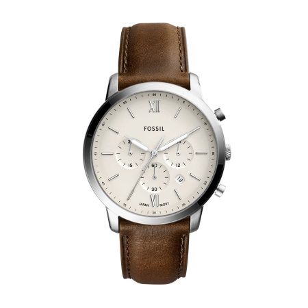 Fossil Neutra 44mm Chronograph Leather Watch - Preorder