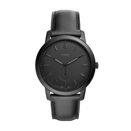 Fossil Minimalist 44mm Two-Hand Leather Watch - Preorder