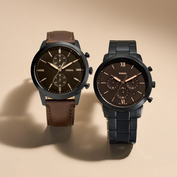 Fossil Neutra 44mm Chronograph Stainless Steel Watch - Preorder