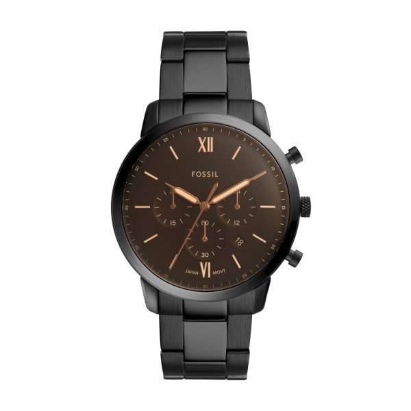 Fossil Neutra 44mm Chronograph Stainless Steel Watch - Preorder
