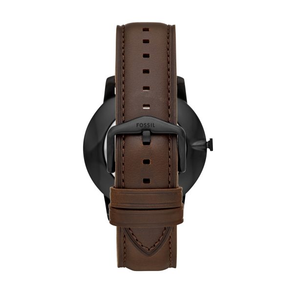 Fossil Minimalist 44mm Three-Hand Leather Watch - Preorder