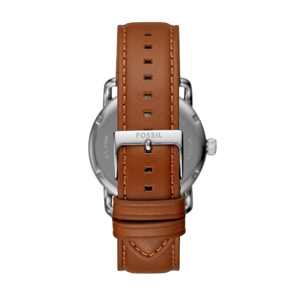 Fossil Copeland 42mm Three-Hand Leather Watch - Preorder