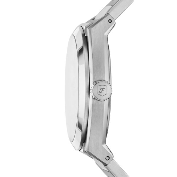 Fossil Everett 42mm Three-Hand Date Stainless Steel Watch - Preorder