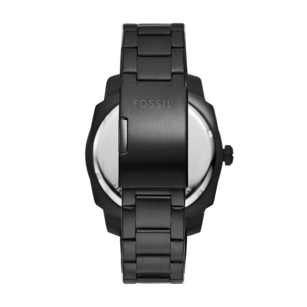 Fossil Machine 49mm Three-Hand Date Stainless Steel Watch - Preorder