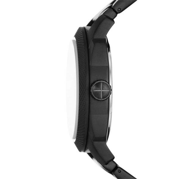 Fossil Machine 49mm Three-Hand Date Stainless Steel Watch - Preorder