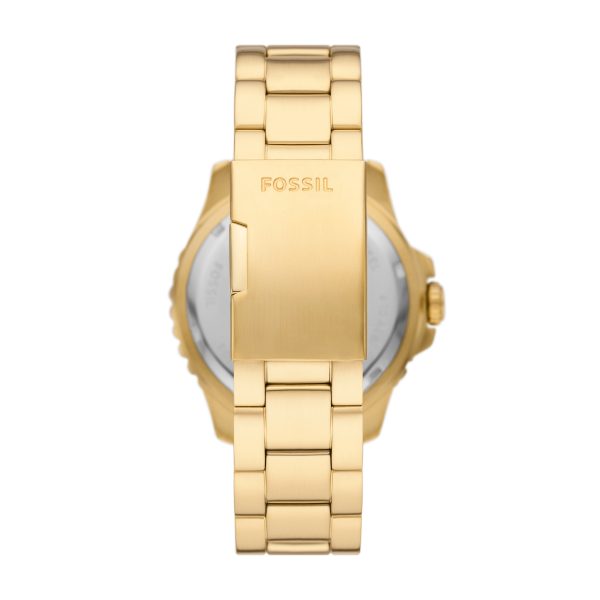 Fossil GMT 46mm Stainless Steel Watch - Preorder
