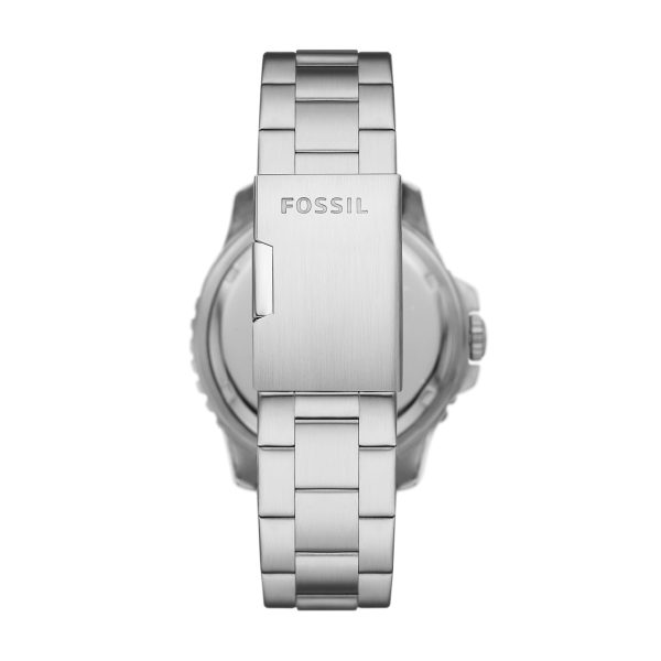 Fossil GMT 46mm Stainless Steel Watch - Preorder