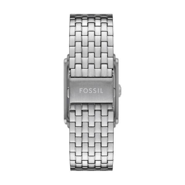 Fossil Carraway 30mm Three-Hand Stainless Steel Watch - Preorder