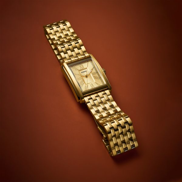 Fossil Carraway 30mm Three-Hand Stainless Steel Watch - Preorder