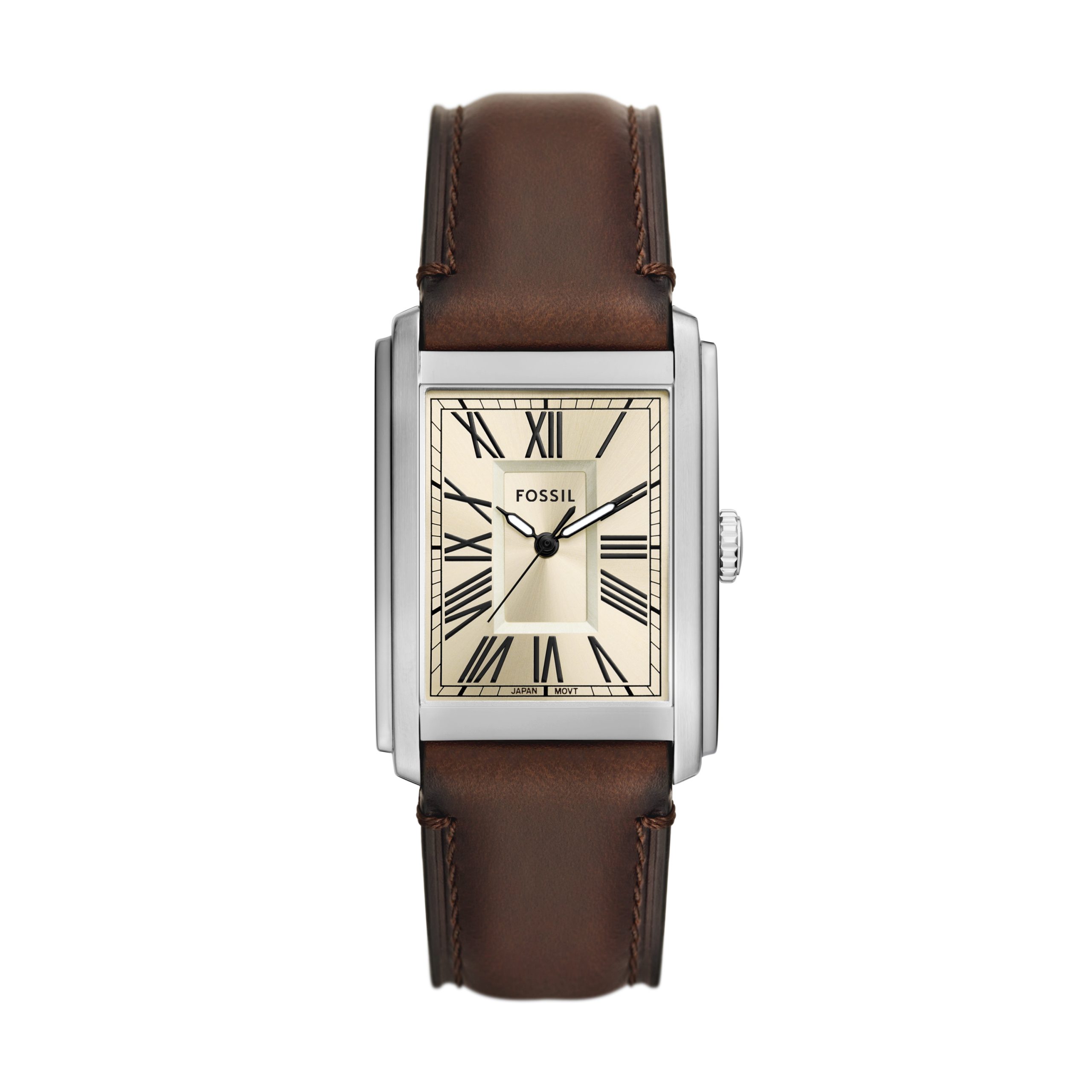 Fossil Carraway 30mm Three-Hand Leather Watch - Preorder - Image 5