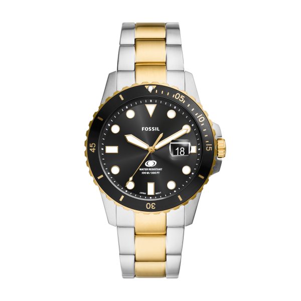 Fossil Dive 42mm Three-Hand Date Stainless Steel Watch - Preorder