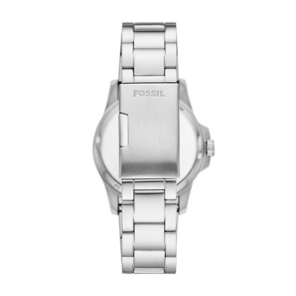 Fossil Dive 42mm Three-Hand Date Stainless Steel Watch - Preorder