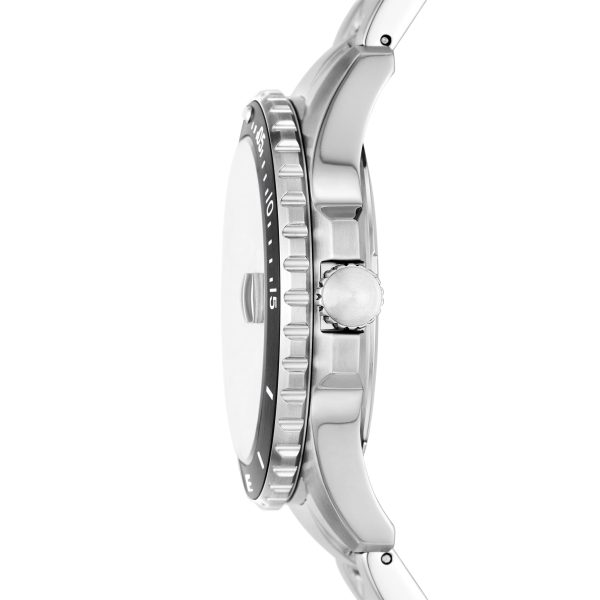 Fossil Dive 42mm Three-Hand Date Stainless Steel Watch - Preorder