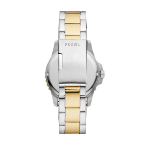 Fossil Dive 42mm Three-Hand Date Stainless Steel Watch - Preorder
