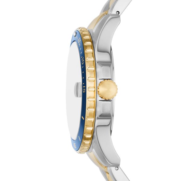Fossil Dive 42mm Three-Hand Date Stainless Steel Watch - Preorder